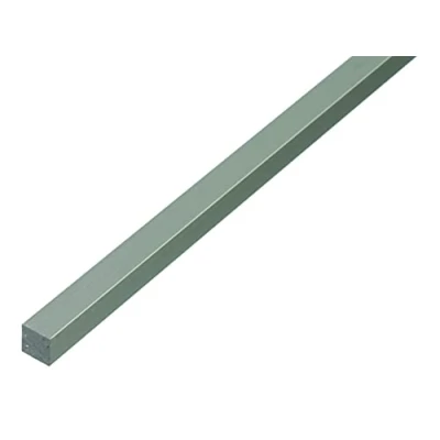 Immagine di Alberts 473235 Barra quadrata, alluminio, anodizzato argento, 1000 x 16 mm