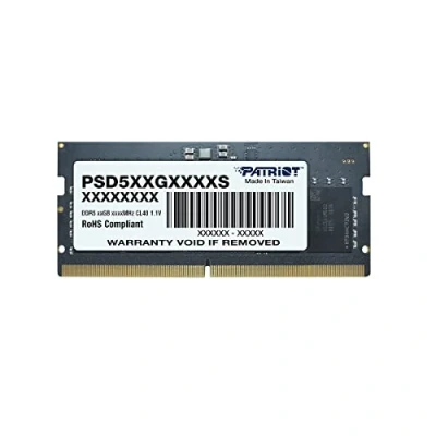 Immagine di Patriot Signature DDR5 RAM 32GB (1X32GB) 5200MT/s CL42 SODIMM Laptop/Notebook Memory Module PSD532G52002S