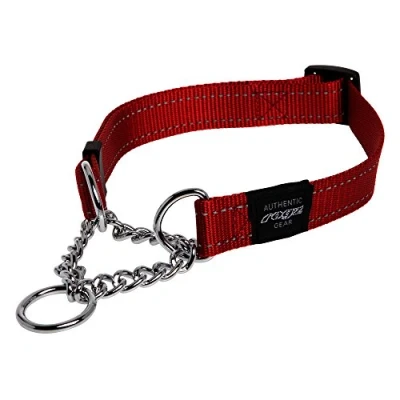 Immagine di Rogz Utility Extra Large 2,5 cm Reflective Lumberjack Obedience Half Check Collare