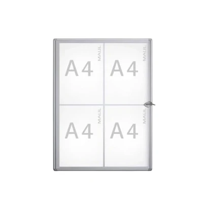 Immagine di Maul 6820408, Alluminio Vetro, Argento, 4 x A4