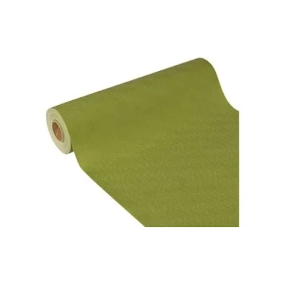 Immagine di Papstar, Runner, Tessuto Simile, in Non Soft Selection Plus 24 m X 40 cm Verde Oliva su Rotolo, 85758
