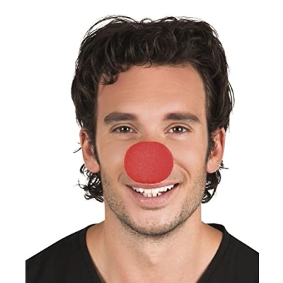 Immagine di Boland Set 12 Nasi clown foam rosso