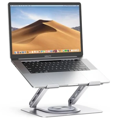 Immagine di UGREEN Supporto per Laptop da Scrivania, Compatibile con MacBook PRO Air Notebook Fino a 17,3 Pollici, Computer Regolabile Ergonomico Base Girevole 360
