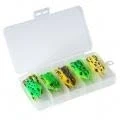 Immagine di Bnineteenteam Esche da Pesca, 5 pz/Scatola Soft Bionic Nebbia Pesca (Scatola Inclusa) Esca Ray Frog Topwater Rana