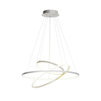 Immagine di Lucande Lampada a sospensione &#039;Ezana&#039; dimmerabile (Moderno) colore Grigio, in Metallo ad es. Soggiorno &amp; Sala da pranzo (1 luce, lampadina inclusa) sospensione, lampada, lampadine per