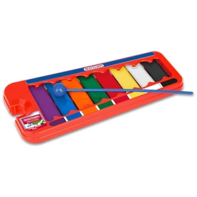 Immagine di Bontempi ColorBox XyloTunes Xilofono 8 Note Colorate in Scatola per Un&#039;Esperienza Musicale Indimenticabile, 240x105x20 mm, Colore Rosso, 55 0833