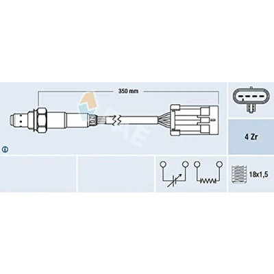 Immagine di FAE 77195 Sonda lambda DAEWOO: Matiz I Hatchback
