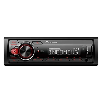 Immagine di Pioneer MVH 330DAB AN, autoradio 1DIN con RDS e DAB+, USB, ingresso AUX, Bluetooth, profondità di installazione ridotta antenna DAB