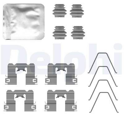Immagine di DELPHI LX0794 Kit accessori, Pastiglia freno