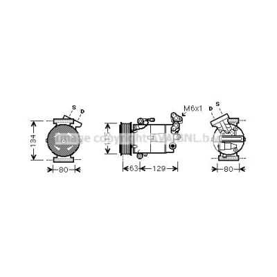 Immagine di PRASCO RT6048 Radiatore Riscaldamento RENAULT: MEGANE 1 Classic, CLIO 1, Coach