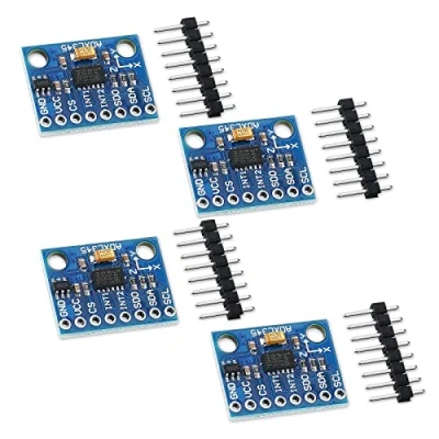 Immagine di 4 pz ADXL345 Accelerometro 3 assi GY 291 Digital Gravity Sensor Modulo Accelerazione Inclinazione Compatibile con Arduino Raspberry Pi