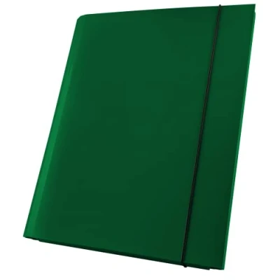 Immagine di Netuno 1x cartellina portadocumenti verde formato A4 dorso 40 mm con elastico cartella porta documenti cartone polypropylene