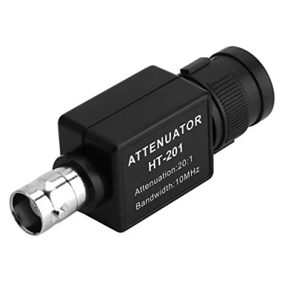 Immagine di Attenuatore Passivo, Attenuazione del Segnale HT201 per Oscilloscopio 20 : 1 Commutabile con Larghezza di Banda 10 Mhz