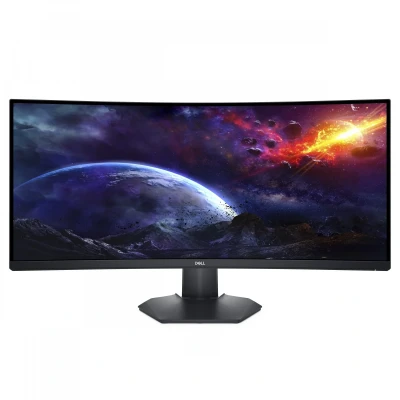 Immagine di Dell S3422DWG 34&quot; WQHD (3440x1440) 21:9 1800R Monitor Gaming Curvo, 144Hz, VA, 1ms MPRT, AMD FreeSync Premium Pro, HDR 400, DisplayPort, 2x HDMI, 5x USB, 3 Anni di Garanzia, Nero