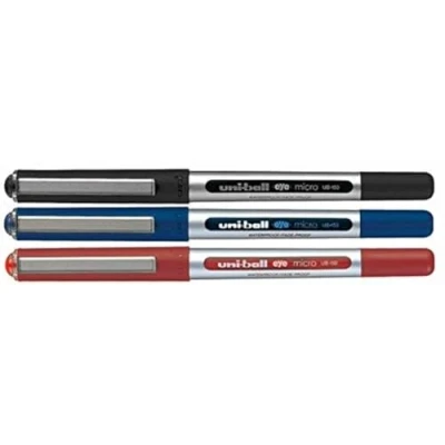 Immagine di UNI BALL UB 150 EYE MICRO Lot de 3 Assortiment 1 x noir, bleu, rouge