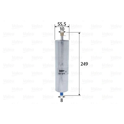 Immagine di VALEO 587079 Filtro Carburante per condotti/circuiti 10 8 AUDI: A5 B8 Sportback, A4 Avant, A6 C7 PORSCHE: Macan