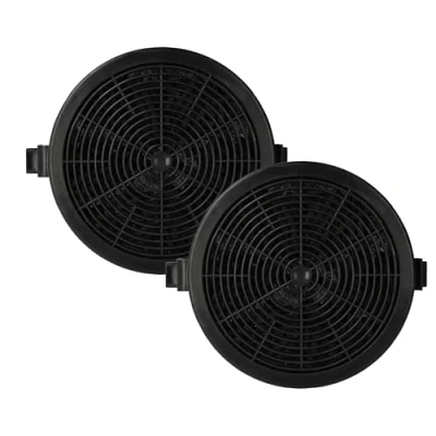 Immagine di vhbw 2x filtro a carboni attivi sostituisce Klarstein DSM Sofia CF, 10035567 per cappe aspiranti 11,2 cm