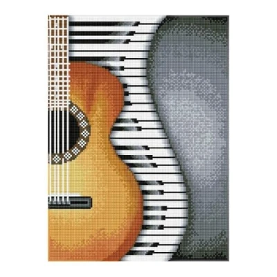 Immagine di DIAMOND DOTZ Squares DQ8 Kit Intermedio, Colore Jazz Classico, 30 x 41cm, DQ8.004