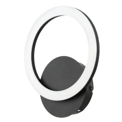 Immagine di Eglo connect z Smart Home LED wall lamp Parrapos Z, lampada da parete rotonda, ZigBee, app e controllo vocale Alexa, colore della luce regolabile (bianco caldo bianco freddo), dimmerabile