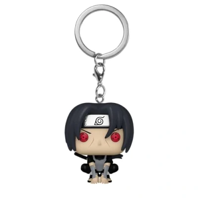 Immagine di Funko POP! Keychain: Naruto Itachi Uchiha (Moonlit) Mini Figura in Vinile da Collezione Novità Portachiavi Riempitivi per Calze Idea Regalo Merchandising Ufficiale Anime Fans