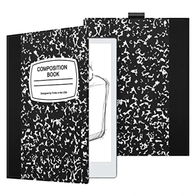 Immagine di FINTIE Custodia per Remarkable 2 Digital Paper Tablet 10.3 Pollici 2020, Sottile Leggero Similpelle Cover con Pen Holder, Non Compatibile 1, Composition Book