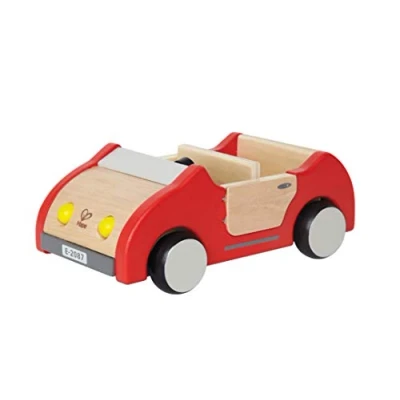 Immagine di Hape Family Car , Wooden Dolls House Toy, Push Vehicle Accessory for Complete Doll Furniture Set