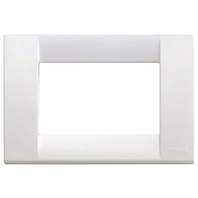 Immagine di VIMAR 16743.01 Idea Placca Classica 3 moduli in tecnopolimero, bianco brillante