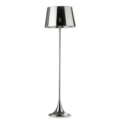 Immagine di Ideallux Piantana London Cromo alta 174cm cromo/trasparente