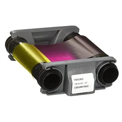 Immagine di Compatibile Ruban CBGR0100C YMCKO pour imprimantes Badgy 100 200 immagini