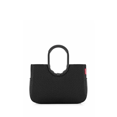 Immagine di reisenthel Loopshopper L Borsa robusta con pratici scomparti in bottiglie PET riciclate, design affascinante e impermeabile, oro, Mesh Black,
