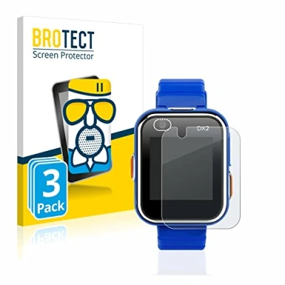 Immagine di brotect Pellicola Vetro Opaca per Vtech Kidizoom Smart Watch DX2 (3 Pezzi) Protezione Schermo [Anti Riflesso, Durezza 9H]
