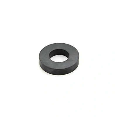 Immagine di First4magnets FR 60248 2 mm diametro esterno 60 x 24 I.D. 8 di spessore, Y30BH Magneti in Ferrite, 2,4 kg (confezione da 2)