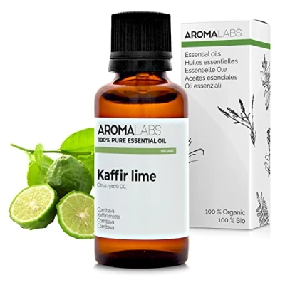 Immagine di BIO Olio essenziale COMBAVA 30mL 100% Puro, Naturale, Chemiotipizzato e Certificato AB/Cosmos AROMA LABS (Marchio Francese)