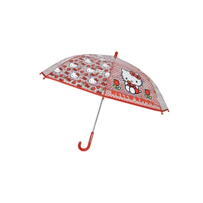 Immagine di Ombrello per Bambini Hello Kitty Transparente Red