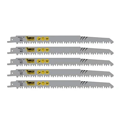 Immagine di 5 x SabreCut SCRS1531L_5 240 mm TPI S1531L Lame per seghe a sciabola alternative molto veloci il taglio del legno compatibili con Bosch Dewalt Makita e molti altri
