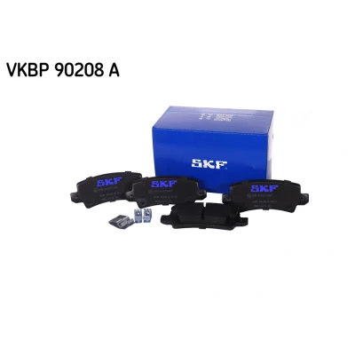 Immagine di SKF VKBP 90208 A Kit pastiglie freno con segnalatore acustico usura TOYOTA: Corolla IX Hatchback, Sedan