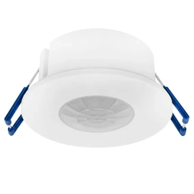 Immagine di Sensore di movimento da incasso Bianco 360 Con Interruttore Crepuscolare Portata 8M Max. 600W IP65