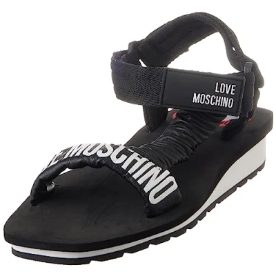 Immagine di Love Moschino JA16143G0GI44, Sandali Platform, Donna, Nero, 40 EU