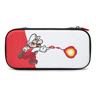 Immagine di Custodia sottile PowerA per Nintendo Switch modello OLED, o Lite Fireball Mario