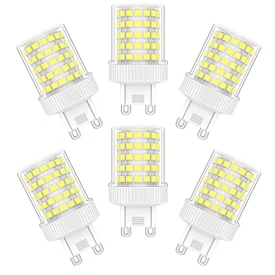 Immagine di Ruihua G9 10W LED Lampadina(Equivalente a Lampada Alogena da 90W) 6000K Bianco Freddo Non Dimmerabile Lampadina Angolo Fascio 360 900LM AC220 240V,6 Confezioni