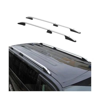 Immagine di OMAC Barre portapacchi compatibili con VW Caddy 2020 2024, in alluminio, colore argento, 2 pezzi