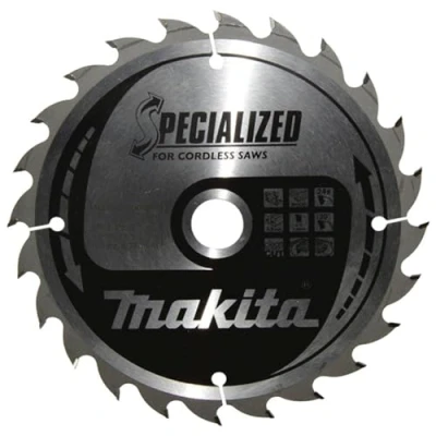 Immagine di Makita SPECIALIZED B 32904 Lama circolare in metallo duro 165 x 20 1 mm Numero di denti: 24 pz.