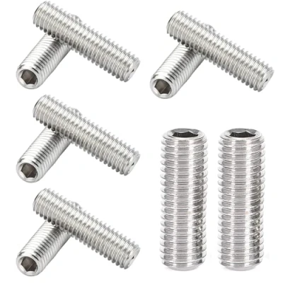 Immagine di Viti in Acciaio Inox di (10 pezzi), M5 x 20 mm, Presa Dadi Testa Esagonale Vite Punto Della, Senza a Cono Da, Ferramenta Elementi Fissaggio Punta
