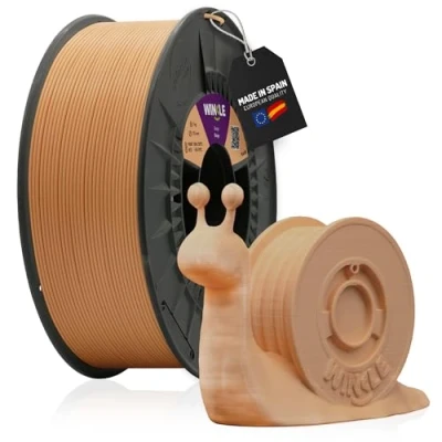 Immagine di WINKLE Filamento PLA HD Beige stampante 3D 2,85 mm 1 kg Compatibile con tutte le stampanti Precisione dimensionale Bobina