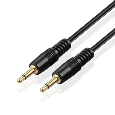 Immagine di TNP Cavo da 3,5 mm (15FT, 4,5 m), Connettore jack audio telefonico per cuffie, Prolunga di estensione del sensore a infrarossi IR, 1/8 &quot;TS, mono maschio