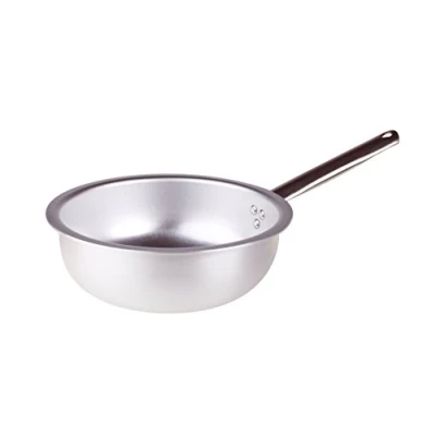 Immagine di Pentole Agnelli ALMA111BM24 Padella per Mantecare, Alluminio, Argento, 24 cm
