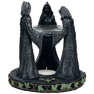 Immagine di Nemesis Now Magik Circle Bruciatore a olio, 16 cm, colore: Grigio
