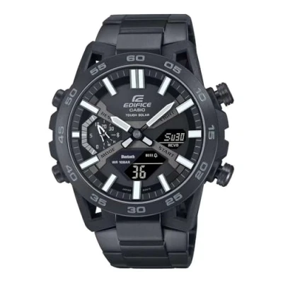 Immagine di Casio Orologio Analogico Digitale al Quarzo da Uomo con Cinturino in Acciaio Inossidabile ECB 2000DC 1BEF