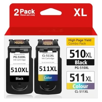Immagine di Oeggoink 510 511 Cartuccia compatibile con Canon 511, cartucce PG / CL nero e colore per Pixma MP270 MP280 MP230 MP240 MP250 iP2700 MP495 MX360