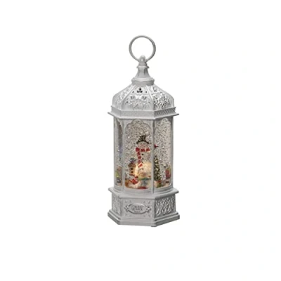Immagine di Konstsmide 4289 200 Lanterna a LED Pupazzo di neve Bianco caldo (monocolore) riempito con acqua, collegamento USB